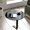 24" Round Tempered Glass Table Top Glass 1 / 4" Thick Round Polished Edge - Black 24" Round Tempered Glass Table Top Glass 1 / 4" Thick Round Polished Edge - Black