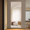 Modern Frameless Full Body Mirror With Explosion Proof Glass - Clear