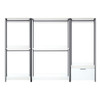 Fiona - Freestanding Walk In Closet System With Metal Frame Melamine - White