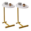 C-Shaped Side Table, Small Sofa Table For Cough, Bedroom C-Shaped Side Table, Small Sofa Table For Cough, Bedroom