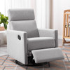 Modern Upholstered Rocker Nursery Chair Plush Seating Glider Swivel Recliner Chair Modern Upholstered Rocker Nursery Chair Plush Seating Glider Swivel Recliner Chair