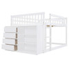 Bunk Bed With 4 Drawers And 3 Shelves Bunk Bed With 4 Drawers And 3 Shelves