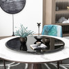 36" Round Tempered Glass Table Top Black Glass Thick Beveled Polished Edge 36" Round Tempered Glass Table Top Black Glass Thick Beveled Polished Edge
