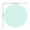 24" Round Tempered Glass Table Top Clear Glass Beveled Polished Edge 24" Round Tempered Glass Table Top Clear Glass Beveled Polished Edge