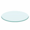 24" Round Tempered Glass Table Top Clear Glass Beveled Polished Edge 24" Round Tempered Glass Table Top Clear Glass Beveled Polished Edge