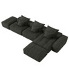 Modern Oversized Diy Combination Modular Sectional Sofa With Pillows