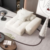 Modern Oversized Modular Sectional Sofa, Sparkling Chenille Fabric Soft Cushion Sofa With 2 Pillows Modern Oversized Modular Sectional Sofa, Sparkling Chenille Fabric Soft Cushion Sofa With 2 Pillows