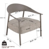 Furniture Set With Seat Cushions, Sturdy And Durable Furniture Set With Seat Cushions, Sturdy And Durable