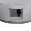 Reinforced - Propane Gas Outdoor Fire Pit Table With Lid Reinforced - Propane Gas Outdoor Fire Pit Table With Lid