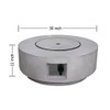 Reinforced - Propane Gas Outdoor Fire Pit Table With Lid Reinforced - Propane Gas Outdoor Fire Pit Table With Lid