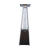40, 000 Btu Propane Standing Patio Heater Stainless Steel