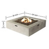 Streamlined Aesthetic Outdoor Fire Pit Table Streamlined Aesthetic Outdoor Fire Pit Table