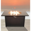 Rectangle Fire Pit, Fuel Versatility - Black Rectangle Fire Pit, Fuel Versatility - Black