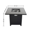 Powdercoated Fire Pit With Top Powdercoated Fire Pit With Top