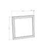 Moon - Smooth Mirror With LED - White Moon - Smooth Mirror With LED - White