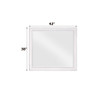 Katia - Weathered Mirror - White Katia - Weathered Mirror - White
