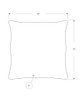 Pillows, Square, Insert Included, Decorative Throw, Hypoallergenic