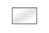 Rectangle Wood Mirror - Black Rectangle Wood Mirror - Black