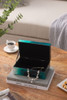 Bethany - Aqua Jewelry Box, Stackable Decorative Storage Boxes & Lids