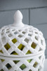 Ballas - Bird Lidded Jar - White