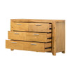 6 Drawer Dresser - Natural Wood / Brown 6 Drawer Dresser - Natural Wood / Brown