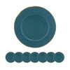 Polypropylene Charger Plate (Set of 8) - Blue