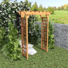 Arbor, Wedding Arch For Ceremony, Trellis For Plant Climbing, Christmas Decor Pergola For Garden Backyard - Yellow Arbor, Wedding Arch For Ceremony, Trellis For Plant Climbing, Christmas Decor Pergola For Garden Backyard - Yellow