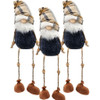 3 Pieces Fall Thanksgiving Gnomes Decorations, Harvest Festival Table Home Ornaments For Holiday Party Gifts - Blue / Brown
