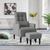 Living Room Sofa Single Chair And Ottoman, Modern Multi-Function Fabric Living Room Sofa Lounge Chair Bed And Stool. Soft Leisure Single Chair Adjustable Into 5 Angles With Sofa Bed Living Room Sofa Single Chair And Ottoman, Modern Multi-Function Fabric Living Room Sofa Lounge Chair Bed And Stool. Soft Leisure Single Chair Adjustable Into 5 Angles With Sofa Bed