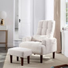 Living Room Sofa Single Chair And Ottoman, Modern Multi-Function Fabric Living Room Sofa Lounge Chair Bed And Stool. Soft Leisure Single Chair Adjustable Into 5 Angles With Sofa Bed Living Room Sofa Single Chair And Ottoman, Modern Multi-Function Fabric Living Room Sofa Lounge Chair Bed And Stool. Soft Leisure Single Chair Adjustable Into 5 Angles With Sofa Bed