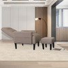 Living Room Sofa Single Chair And Ottoman, Modern Multi-Function Fabric Living Room Sofa Lounge Chair Bed And Stool. Soft Leisure Single Chair Adjustable Into 5 Angles With Sofa Bed Living Room Sofa Single Chair And Ottoman, Modern Multi-Function Fabric Living Room Sofa Lounge Chair Bed And Stool. Soft Leisure Single Chair Adjustable Into 5 Angles With Sofa Bed