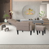 Living Room Sofa Single Chair And Ottoman, Modern Multi-Function Fabric Living Room Sofa Lounge Chair Bed And Stool. Soft Leisure Single Chair Adjustable Into 5 Angles With Sofa Bed Living Room Sofa Single Chair And Ottoman, Modern Multi-Function Fabric Living Room Sofa Lounge Chair Bed And Stool. Soft Leisure Single Chair Adjustable Into 5 Angles With Sofa Bed