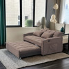 3 In 1 Convertible Sleeper Sofa Bed, Modern Fabric Loveseat Futon Sofa Couch With Pullout Bed, Small Love Seat Lounge Sofa With Reclining Backrest, Furniture For Living Room 3 In 1 Convertible Sleeper Sofa Bed, Modern Fabric Loveseat Futon Sofa Couch With Pullout Bed, Small Love Seat Lounge Sofa With Reclining Backrest, Furniture For Living Room