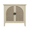 Rattan 2 Door Cabinet, Suitable For Bedroom - Natural Rattan 2 Door Cabinet, Suitable For Bedroom - Natural