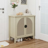 Rattan 2 Door Cabinet, Suitable For Bedroom - Natural Rattan 2 Door Cabinet, Suitable For Bedroom - Natural