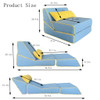 Three In One Folding Sofa, Convertible Bed, Easy To Carry Outdoors, Suitable For Living Room, Bedroom, Lounge, Outdoor Three In One Folding Sofa, Convertible Bed, Easy To Carry Outdoors, Suitable For Living Room, Bedroom, Lounge, Outdoor