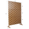 Outdoor & Indoor Metal Privacy Freestanding Decorative Screen Outdoor & Indoor Metal Privacy Freestanding Decorative Screen