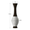 Tall Designer Floor Vase With Elegant 2 Tone Tall Designer Floor Vase With Elegant 2 Tone