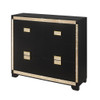 Lively - Dresser With Glitter Detail And Thick Bar Handle Hardware - Black Lively - Dresser With Glitter Detail And Thick Bar Handle Hardware - Black
