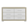 Elsa - 2 Toned And Dresser With Bar Handle And Construction Elsa - 2 Toned And Dresser With Bar Handle And Construction