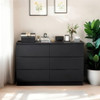 6 Drawer Dresser With Spacious Countertop And Concealed Handles