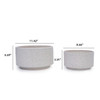2 Pieces Flowerpot, Planter For Patio, Garden Or Windowsills - Milk White