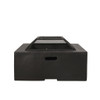 Outdoor Square Mgo Wood Burning Fire Pit - Dark Gray Outdoor Square Mgo Wood Burning Fire Pit - Dark Gray