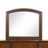 Meade - Arch Mirror With Low Distortion Glass - Dark Cherry