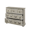 Farmhouse Vintage 7 Drawers Dresser With Natural Texture
