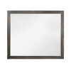 Monica - Mirror With Clean Lines - Dark Oak Monica - Mirror With Clean Lines - Dark Oak