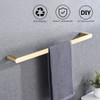 4 Pieces Bathroom Hardware Set Single Towel Bar, Towel Holder, Toilet Paper Holder