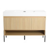 Modern Bathroom Vanity Combo With Single Resin Sink And Storage Cabinet Modern Bathroom Vanity Combo With Single Resin Sink And Storage Cabinet