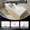 Modern Bathroom Vanity Combo With Single Resin Sink And Storage Cabinet Modern Bathroom Vanity Combo With Single Resin Sink And Storage Cabinet