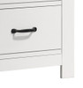 Cassini - 2 Drawer Nightstand Bedside Table - White Cassini - 2 Drawer Nightstand Bedside Table - White